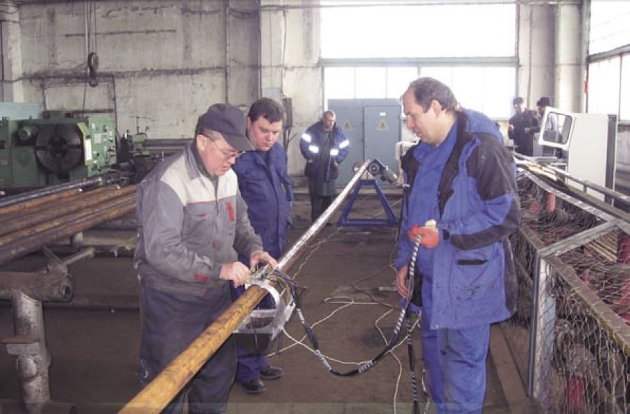 Установка высокоскоростного ПАУЗК бурильных труб