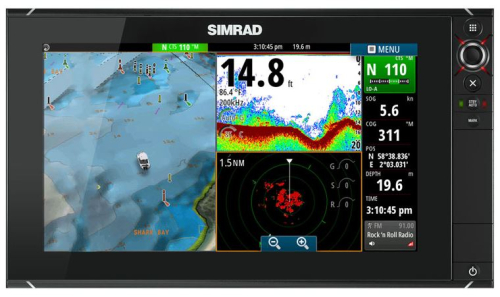 Многофункциональный дисплей SIMRAD NSS16 evo2 Combo