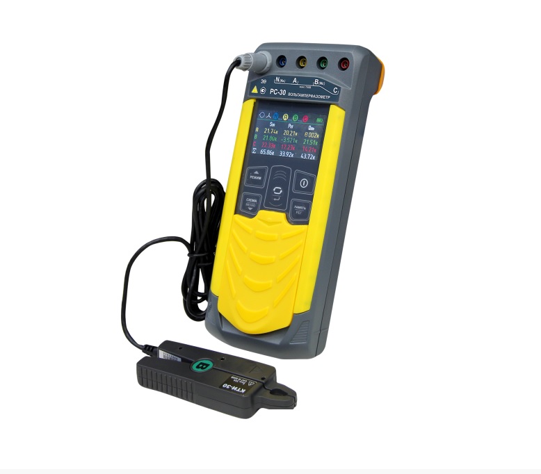 РС-30 с клещами КТИР-30 вольтамперфазометр с поверкой