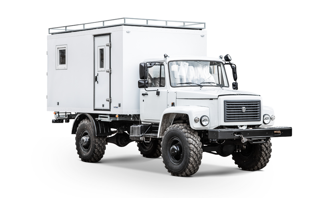 Передвижная мастерская аварийная служба ГАЗ 33081 с КМУ