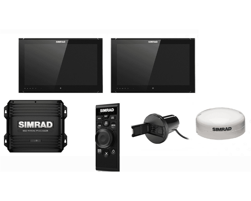Многофункциональный дисплей SIMRAD NSO19 DUAL(MP, MO19Tx2, GS25, OP50, MI10) NO CARTO