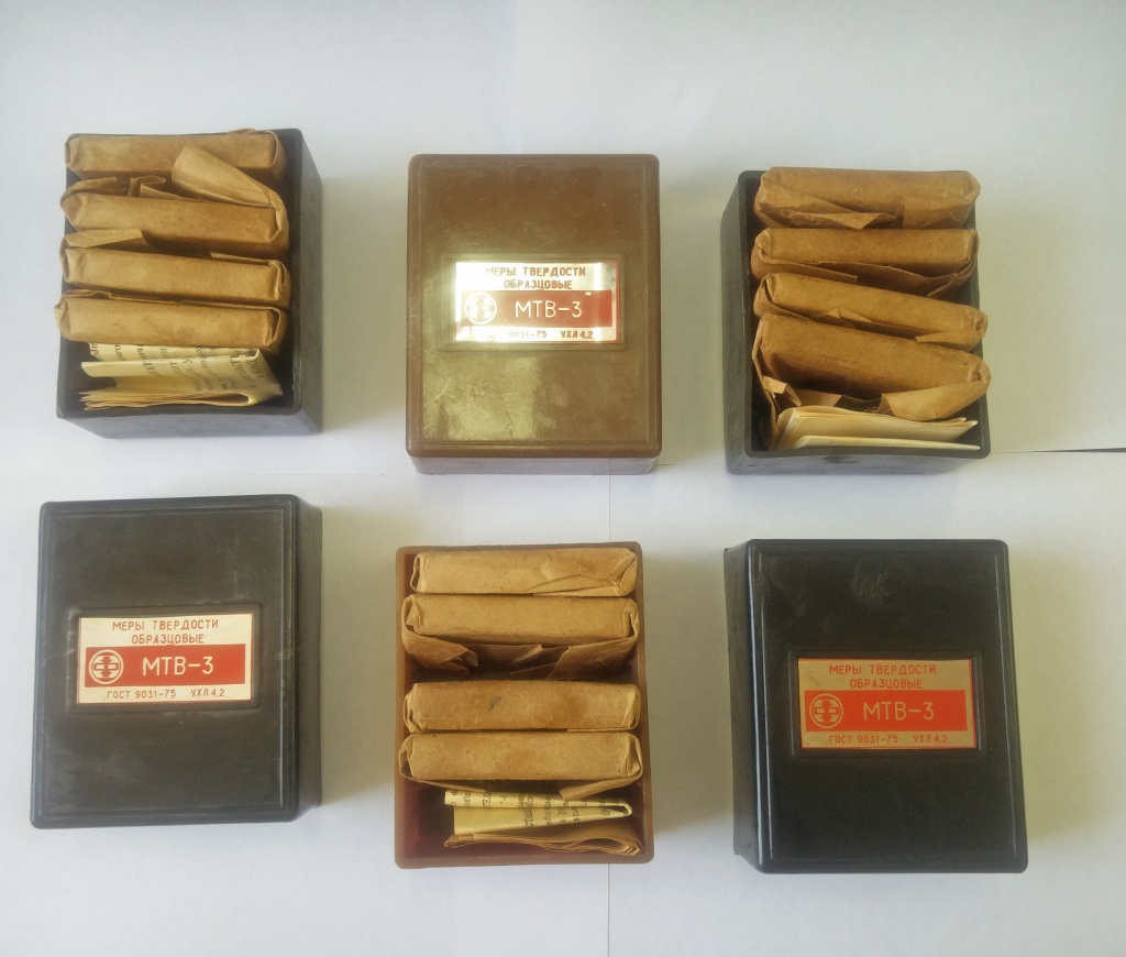 МТВ комплект Мер Твёрдости Виккерса (4 шт. HV)