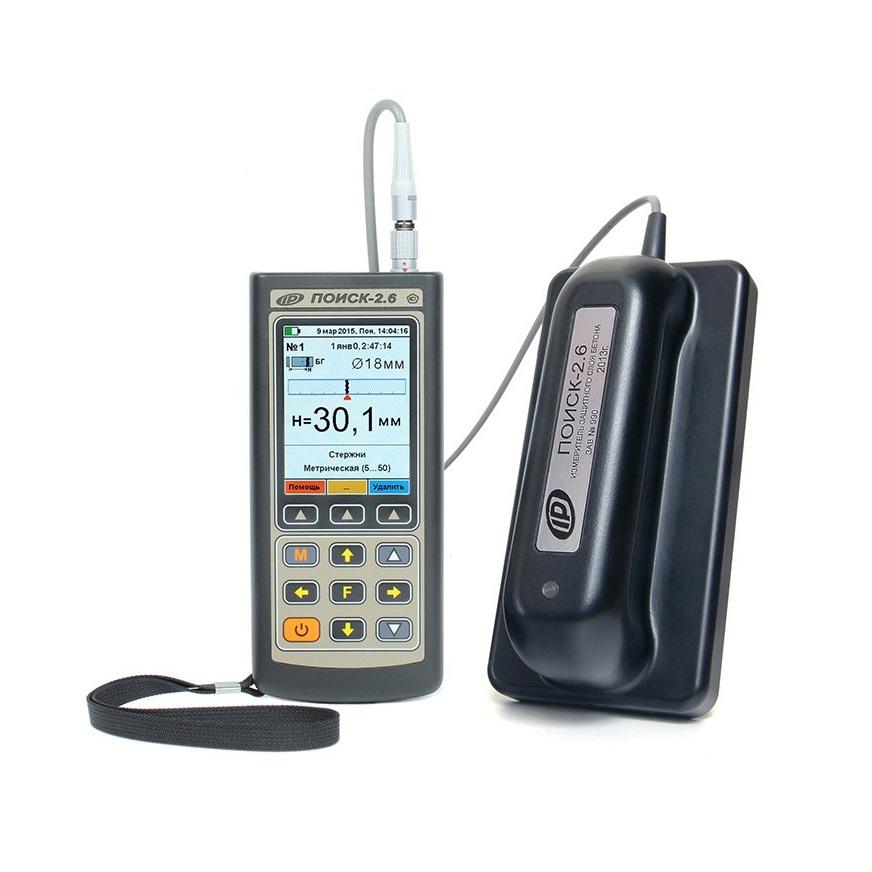ПОИСК-2.6 измеритель толщины защитного слоя бетона